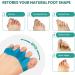 Welnove 8 Pack Toe Separators Bunion Corrector for Women/Men Toe Spacers Foot Alignment - Dividers to Correct Bunions Hammertoes Relief Restore Feet (Blue) - Buy Online on GoSupps.com