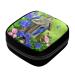 GIAPB Period Bag Sanitary Napkin Storage Bag Pad Holder for Period Makeup Pouch Blue Birds Butterfly Flower Color4471