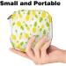 Portable Women's Binding-Up Bags & Menstrual Cup Pocket - Tropical Yellow Pineapple | Perfect for Teen Girls & First Period Essentials - Buy Online on GoSupps.com