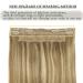 GOO GOO Human Hair Extensions 12 Inch Light Blonde Highlighted Golden P16/22 - Buy Online on GoSupps.com
