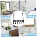 Rabbit Storage Rack Over The Door Racks Over Door Coat Hooks Door Hanging Hat Rack Metal s Hooks Black Clothes Hangers Over Door Towel Hook Iron Storage Shelf Hanging Hook Hook up - Buy Online on GoSupps.com