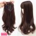 22" Long Wavy Hair Clip In Hair Extensions for Women with Thinning Hair