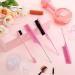 5-Piece Rat Tail Comb Set for Hair Styling - Pink | Stainless Steel Teasing Brush for Men and Women - Ideal for Salon and Home Use - Buy Online on GoSupps.com