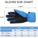 Waterproof Winter Ski Gloves for Kids | Boys & Girls Slipproof Windproof Royal Blue (Ages 11-16) - Buy Online on GoSupps.com