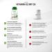 Fairvital Vitamin D3 + K2 Capsules | High Dose 10 000 IU & 200 MCG MK-7 | Vegan Supplements - 90 Capsules for Optimal Health - Buy Online on GoSupps.com