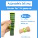 Dingfeiyu Airtag Waterproof Wristband for Kids & Adults - Adjustable Anti Lost Bracelet in Chartreuse Nylon - Buy Online on GoSupps.com