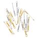 Cabilock Tiny Spoon 20pcs Ear Cleaning Kit Safe Ear Wax Removal Tool Ear Spoon Earwax Removal Kit Keychain Pendant Easy to Use Painless Ear Pick for Men Women Kids ( Gold Silver ) Small Spoons