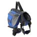 Pssopp Dog Saddle Bags Nylon Hound Travel Camping Backpack Reflective and Breathable with Pocket for Dog(M)