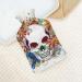 Skull Flowers Hot Water Bottle Cover | Plush Hand Warmer for Adults & Kids - 26.5x15.3cm | International Shipping Available - Buy Online on GoSupps.com