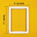 Universal Clip Frame Set for Embroidery, Quilting & Cross-Stitch - 17''x17'', 17x11'', 11x8'' - Square & Rectangle Plastic Frames - Punch Needle & Silk Painting - Hand Embroidery Supplies - Buy Online on GoSupps.com