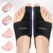Bunion Corrector for Women and Men toe separator & toe straightener big toe brace for bunion Pain relief Orthopedic bunion splint for Hallux Valgus Day and Night Wear (black)