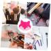 Buy Fox Scrub Makeup Brush Cleaner Mat - Silicone Scrubber & Suction Cup for Easy Cleaning - 17x15cm Rosy| Perfect for All Cosmetic Brushes - Buy Online on GoSupps.com