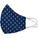 Bettina Brother Ladies Mask - Maritime Blue & White Cotton Washable 2-in-1 Everyday Dust Mask - Buy Online on GoSupps.com