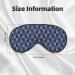 Blue Gingham Buffalo Check Sleep Masks | Comfortable & Soft Eye Mask with Adjustable Strap for Home & Travel Use - Buy Online on GoSupps.com