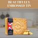 Giant Custard Cream Biscuits Gift Set - Custard Creams Novelty Biscuit Tin Family Biscuits Box with Custard Cream Luxury Biscuits - British Fathers Day Gift Ideas for Dads Birthday Hamper Tins 450g - Buy Online on GoSupps.com