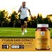 Earth BOTANIC Organic Pygeum Bark Extract 500mg Capsules - Prostate Health & Men's Wellness Supplement - 4 Month Supply - Buy Online on GoSupps.com