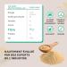 Organic Arabic Gum Powder Organic Acacia Gum Dietary Fiber Powder 150g Vegan & Keto Gluten Free 90% Fiber - Buy Online on GoSupps.com