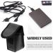 JECOMPRIS Black Handbag Case for Pulse Oximeters | Portable Oxygen Sensor Carry Pouch | Durable Nylon O2 Saturation Monitor Storage - Buy Online on GoSupps.com