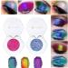 Holographic Glitter Eyeshadows Highly Colored Eye Shadow Multichrome Eyeshadows Makeup Cosmetics Eye Shadow Plate Multi-Dimensional Eye Makeup Eyeshadow for Women Girls 1pcs # 06 - Buy Online on GoSupps.com