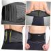 SUPVOX Mens Girdle Belt - Lumbar Support & Waist Protection for Bodybuilding | 2 Pcs - 90x20cm Black - Buy Online on GoSupps.com