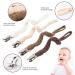Pacifier Clips for Boys and Girls - Hand-Made Braided Leash for Teething Toy or Soothie (4 Pack, Color E) - Buy Online on GoSupps.com