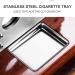 Desktop Cigar Scissors Knife-Shaped Sharp Cutter Stainless Steel Rosewood Base Can Cut 25mm Cigars Birthday Gift for Men - Buy Online on GoSupps.com