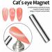 Coral Cat Eye Gel Nail Polish 15ML - Magnetic, Soak-Off, Holographic | Nail Art Manicure Salon DIY - Buy Online on GoSupps.com