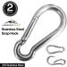 Marine Grade 316 Stainless Steel Carabiner Clips, Heavy Duty 4 Inch, 2 Pack - for Gym & Outdoor Activities - Buy Online on GoSupps.com