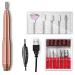 Premium Nail Drill Kit - Electric Nail Files & Polishing Tools for Women & Girls - Gold - Perfect for Fiberglass & Silk Manicures - Buy Online on GoSupps.com