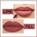 Boobeen Matte Lip Liner Pencil | Nude Velvety Lip Stick | Full Coverage Lip Stain | Waterproof & Smudge-Proof | Smooth Matte Lip Color Makeup - Buy Online on GoSupps.com