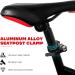 WINOMO 28.6mm Quick Release Bicycle Seat Clamp - Aluminum Alloy Road MTB Cycling Bike Seatpost Clamp in Black - Buy Online on GoSupps.com