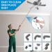 11pc Extendable Microfiber Feather Duster Set with 100 Extension Pole - Washable, Reusable, Bendable Dusters for Cleaning High Ceilings, Fans, TVs, Blinds, and Cars - Buy Online on GoSupps.com