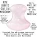 Boho Aromatic Hippie Girl Gua Sha Mushroom Set - Rose Quartz Facial Toning Tools - Buy Online on GoSupps.com