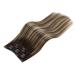Moresoo Clip-In Real Hair Balayage Extensions - Dark Brown & Caramel Blonde #4/27/4 - 80g 35cm - Premium Remy Hair Quality - Buy Online on GoSupps.com