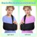 Kids Arm Sling for Shoulder Injury | Adjustable Padded Immobilizer | Comfortable Support for Boys & Girls | Black (Small - Buy Online on GoSupps.com
