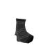 Shock Doctor Ankle Brace Support Compression Sleeve (1 Sleeve). Best for Ankle/Foot Instability Swelling  Arthritis  Tendonitis  Joint Pain  Sprains  Recovery  Achilles Tendon and Arch Support Medium Grey/Black