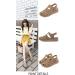 Buy Women's Apricot Leather Wedge Sandals - Closed Toe Platform Clogs | Summer Fashion - EU Size 35-39 - Buy Online on GoSupps.com