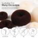8pcs Hair Donut Bun Maker Set - FANDAMEI Dark Brown & Beige Bun Makers with Hair Elastic Bands and Pins - Buy Online on GoSupps.com