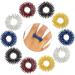 Buy Hemoton 12-Piece Acupressure Ring Set for Finger Massage | Stress Relief & Arthrosis Support | International Shipping Available - Buy Online on GoSupps.com