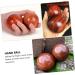 Frcolor Solid Wood Massage Ball - Deep Tissue Relief for Plantar Fasciitis | Handheld Foot Massager | Acupuncture Fitness Ball 5x5cm - Brown - Buy Online on GoSupps.com