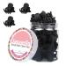 JASVERLIN Matte Black Small Hair Clips Tiny Claw for Fine Thin Hair Women Little Girl Plastic Mini Hair Accessories Clamps Claw Clip for Styling Non-Slip Strong Grip Jaw 50pcs (Matte Black)