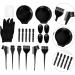 Mikinona 1 Set Hair Coloring Tools Hairdressing Clips Hair Mixing Bowl Hair Tinting Bowl Hair Color Brush Dye Mixing Bowl Professional Styling Tools Hair Coloring Kit Plastic Hair Dye Cloak - Buy Online on GoSupps.com
