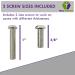 2-Pack Heavy Duty Metal 4-Prong Retractable Ice Cane Tip Attachment for Safer Walking in Ice and Snow - Buy Online on GoSupps.com