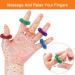 Buy Acupressure Massage Rings for Fingers Spiky Sensory Stress Relief Rings for Adults & Teens 32 Pieces in 8 Colors Fast International Shipping - Buy Online on GoSupps.com