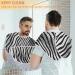 Zebra Print Beard Bib Apron | Beard Hair Catcher for Men | Ideal Father's Day & Anniversary Gifts | Includes 2 Suction Cups - Buy Online on GoSupps.com