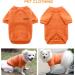 Cozy Hualisiji Fleece Dog Sweater for Small & Medium Dogs - Soft Warm and Comfortable - Ideal for Chihuahua & All Breeds (M Orange) - Buy Online on GoSupps.com