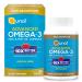 Qunol Advanced Omega 3 Krill and Fish Oil Complex 10x Better Bioavailability One Pill Dose 250mg EPA & DHA Supports Brain Eye Heart and Joint Health 90 Count (Pack of 1)
