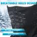 Kids Balaclava Ski Mask - Breathable Holes, Windproof Winter Fleece Neck Warmer - Boys Girls Black - Buy Online on GoSupps.com