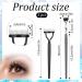 3PCS Multifunctional Mascara Fan Brush Set - Scalloped Lash Comb & Eyelash Separator for Perfect Lashes | Makeup Tool for Upper & Lower Eyelash Care - Buy Online on GoSupps.com