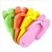 ZMOI Pedicure Slippers   EVA Foam 12 Pairs   One Size Fits All Disposable Anti-Slip Flip Flops for Pedicure   Comfortable and Safe   4 Fun Colors   Ideal for Spa  Nail Salon Multi